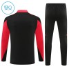 Bayern München Training Sweatshirts Quarter-zip 2024-25 Schwarze Für Kinder